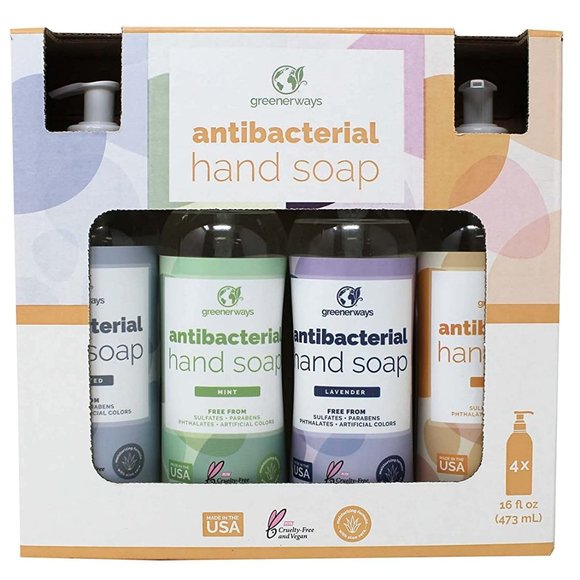 Greenerways Antibacterial Hand Soap 16 Oz 4-Pack - Picture 1 of 2